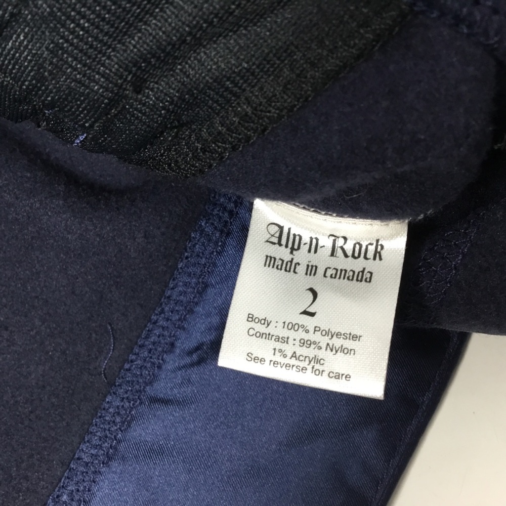 Alp N Rock Embroidered Zip Up Fleece Hoodie Snowflakes Chill Gorpcore Ski Size S - Picture 12 of 13